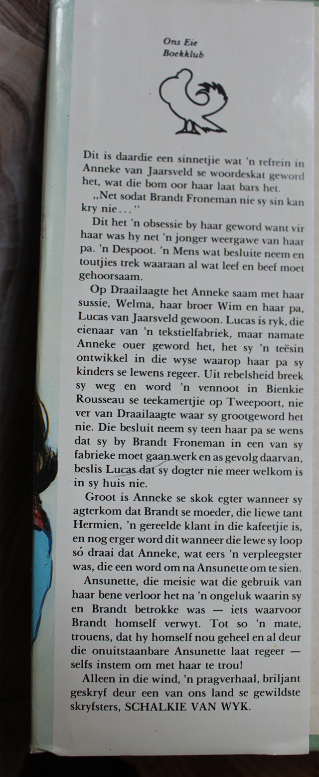 Alleen in die wind - Schalkie van Wyk