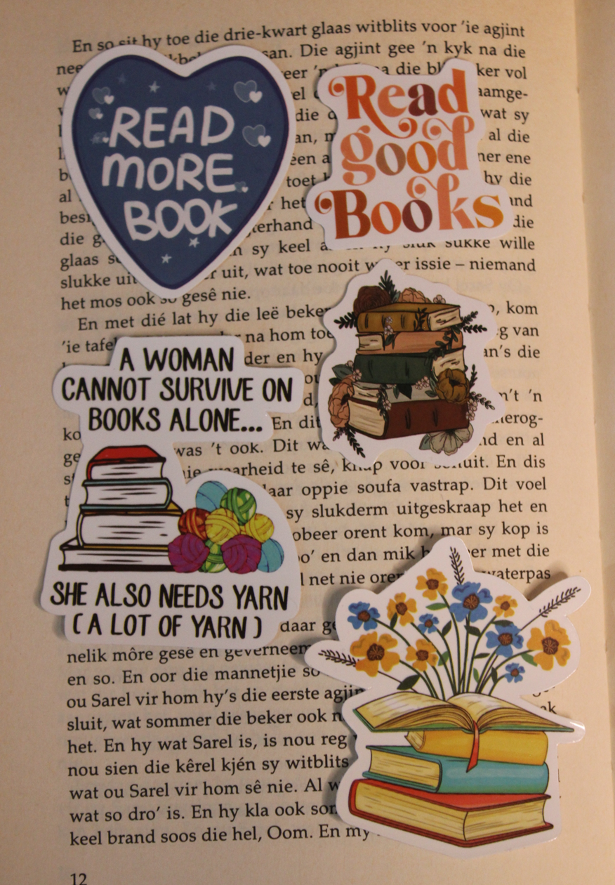 Book Sticker Set D