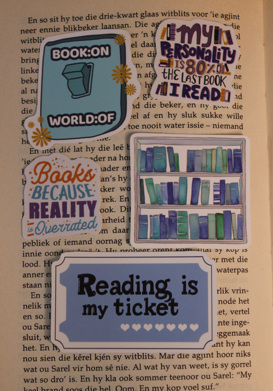 Book Sticker Set E