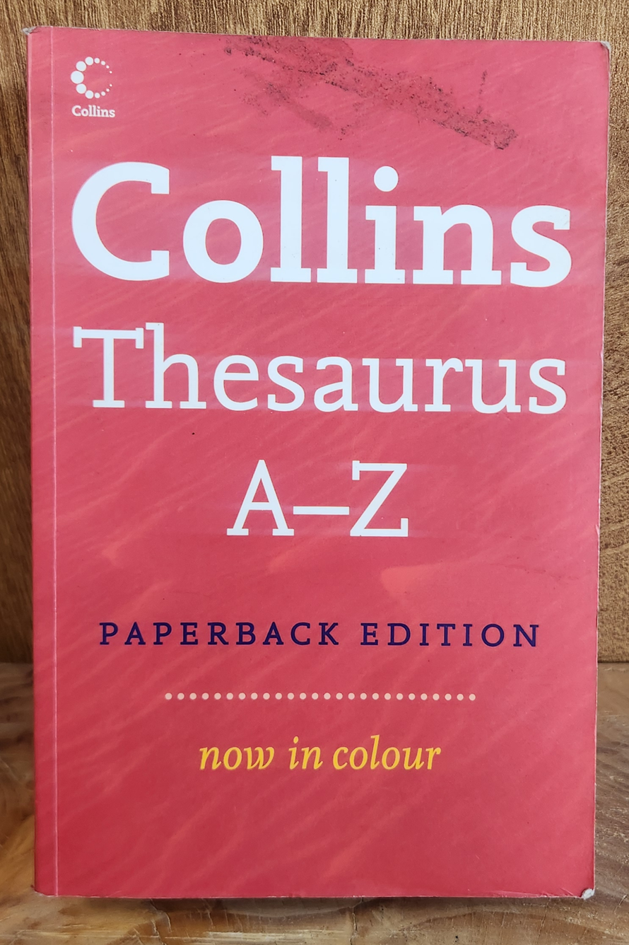 Collins Thesaurus A-Z – Belle's Books Online Secondhand Bookshop