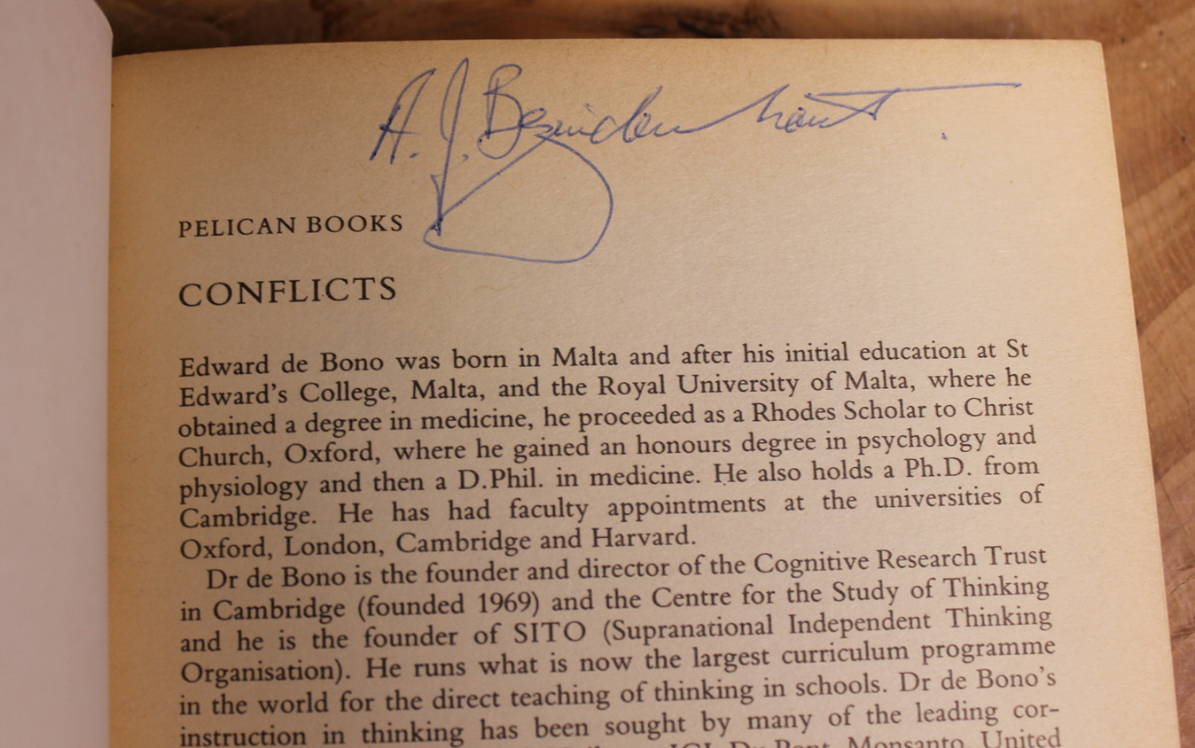 Conflicts - Edward de bono