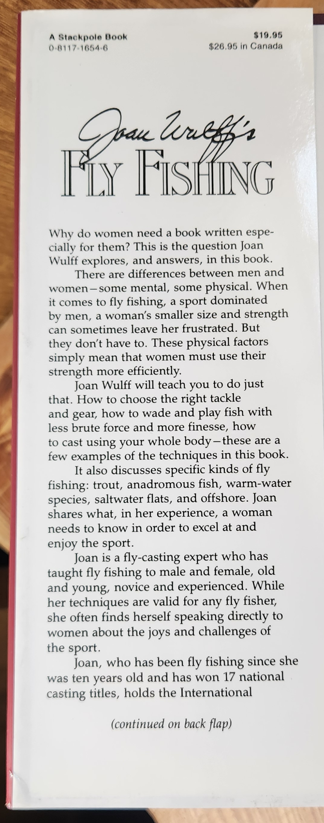 Fly Fishing - Joan Salvato Wulff