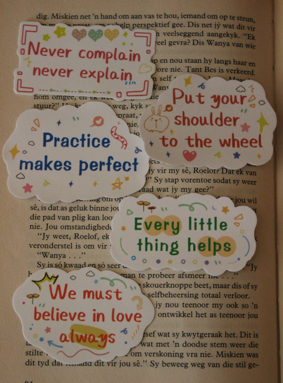 Motivational Sticker Set 3