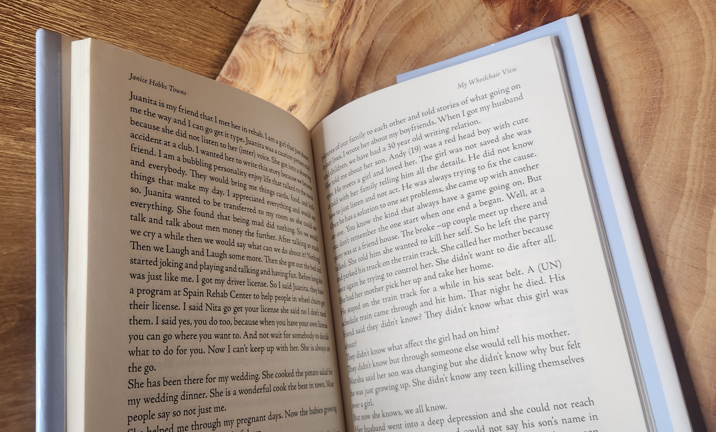 My Wheelchair View - Janice Hobbs Towns