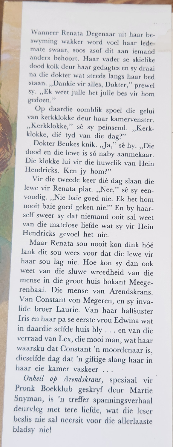 Onheil op Arendskrans - Martie Snyman