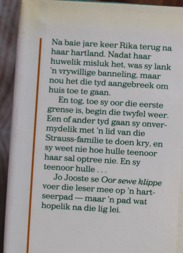 Oor sewe klippe - Jo Jooste