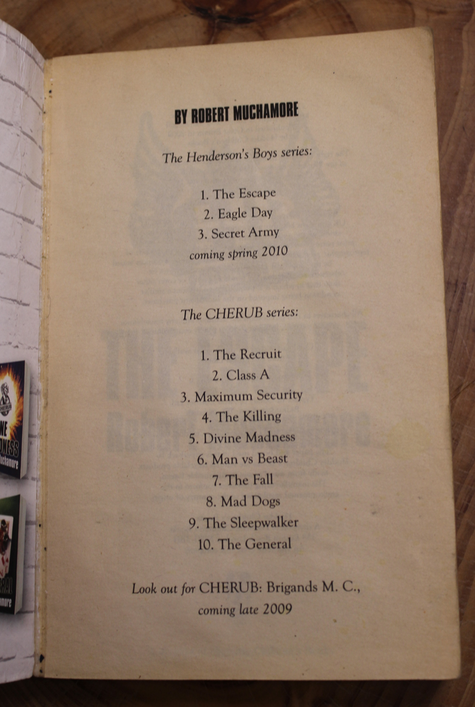 The Escape - Robert Muchamore