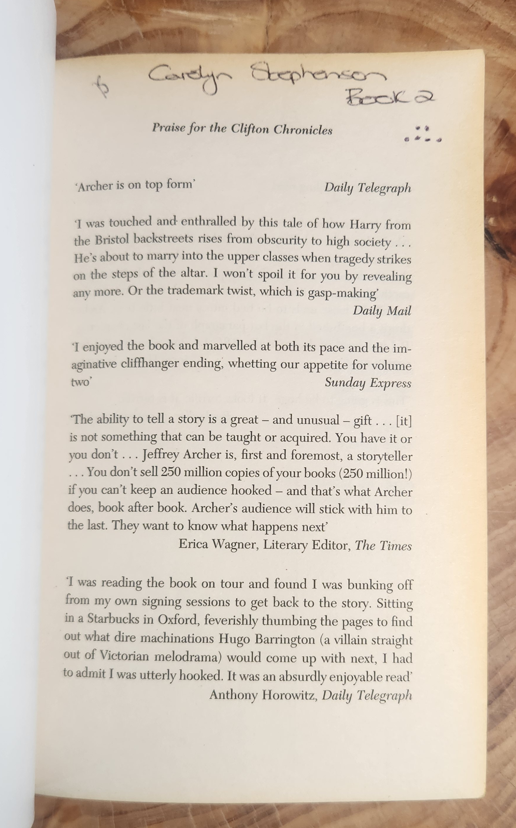 The sins of the father - Jeffrey Archer