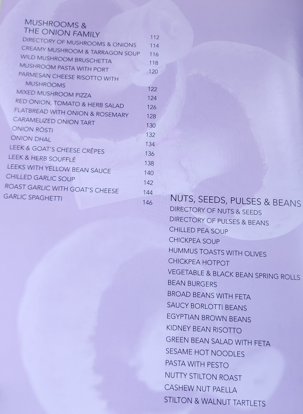 Vegetarian Bible, fresh from the garden