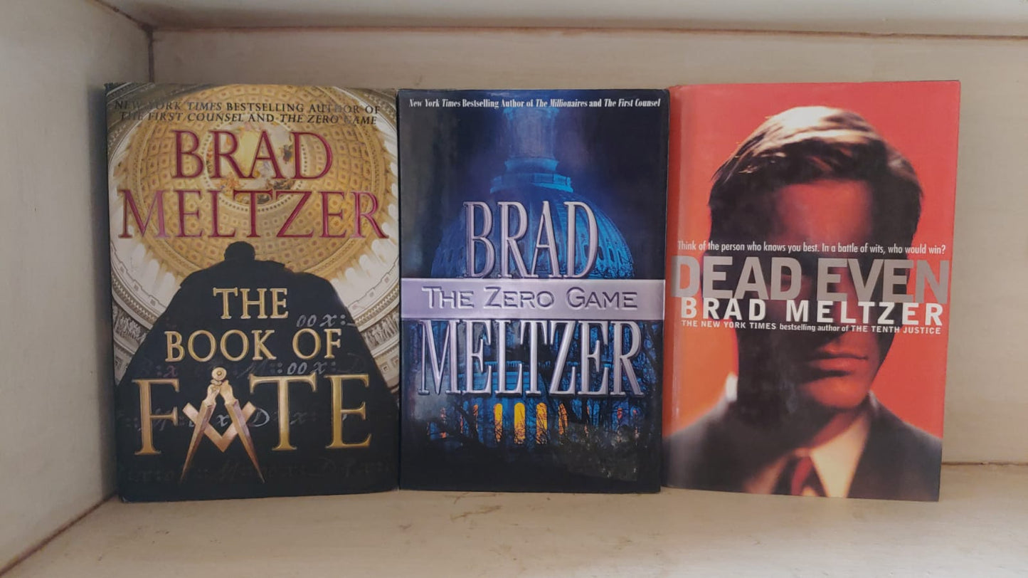 3 Brad Meltzer books