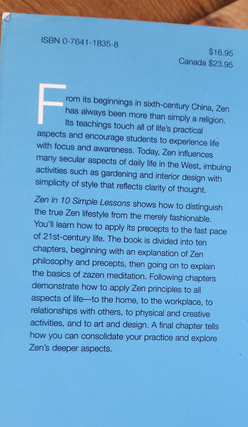 Zen in 10 simple lessons - Anthony ManuTu Lee and David Weiss