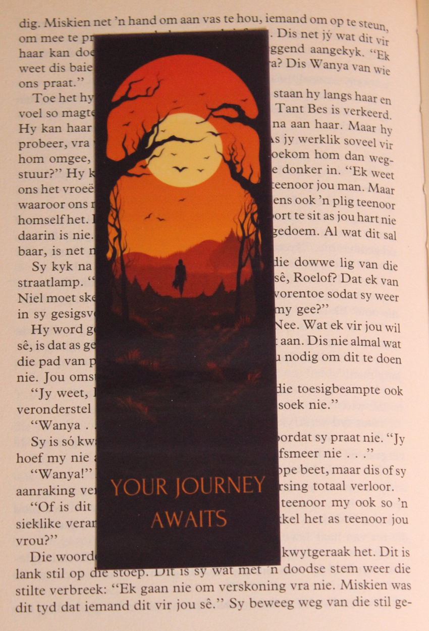 Laminated bookmark 24