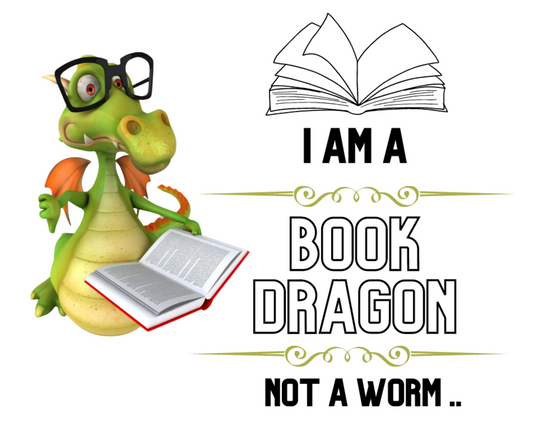 Mouse Pad Rectangular (I am a book dragon, not a worm)