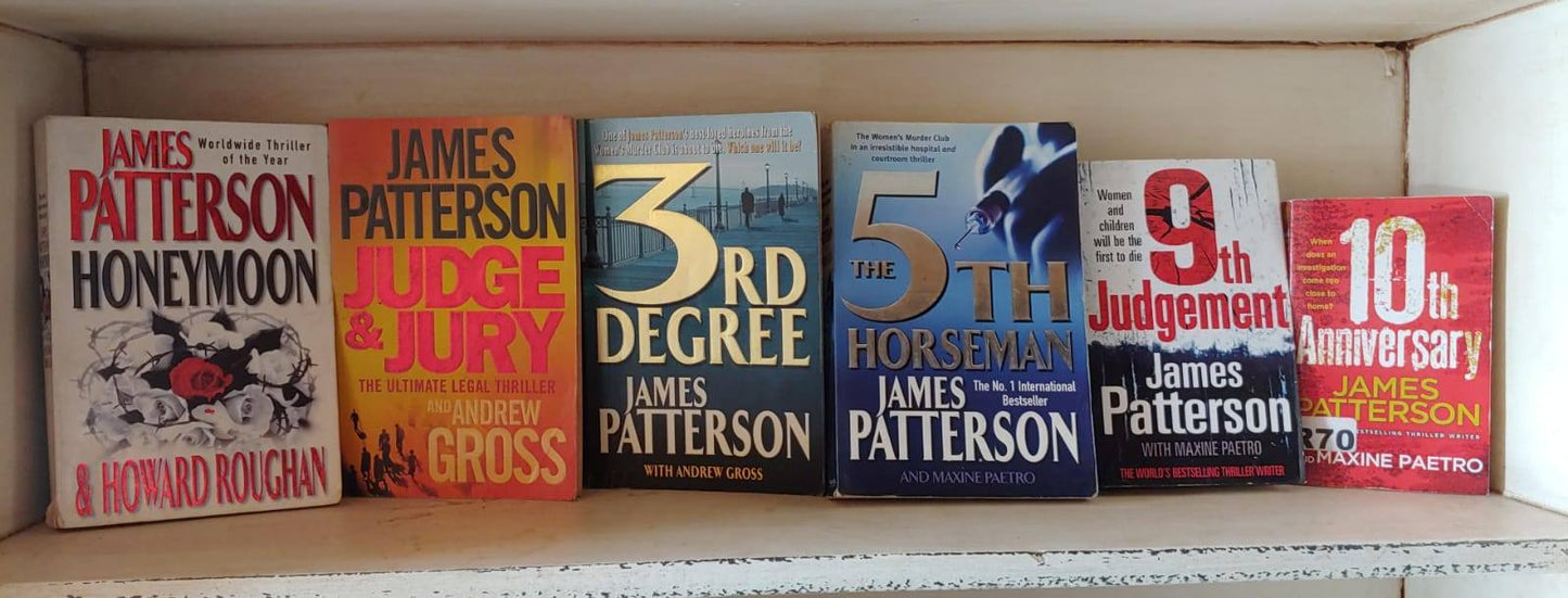 12 James Patterson books