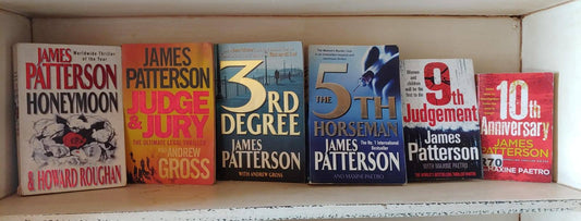 12 James Patterson books