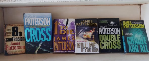 12 James Patterson books