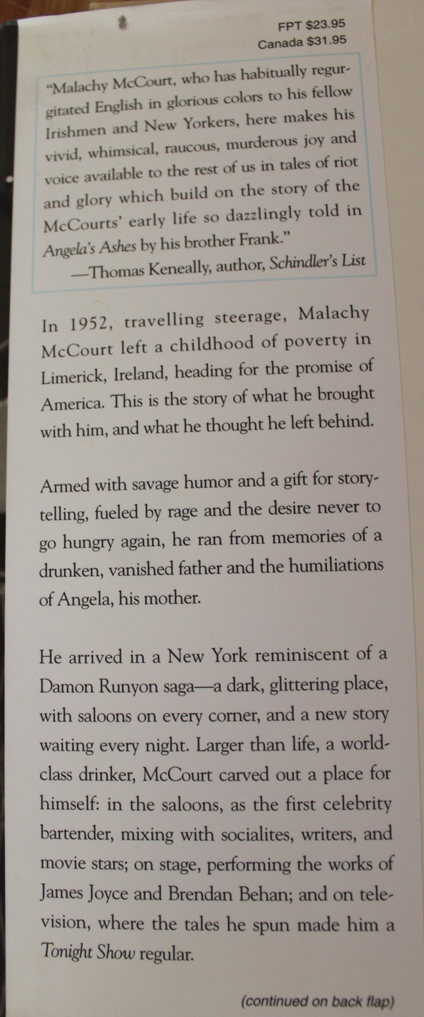 A Monk Swimming - Malachy McCourt