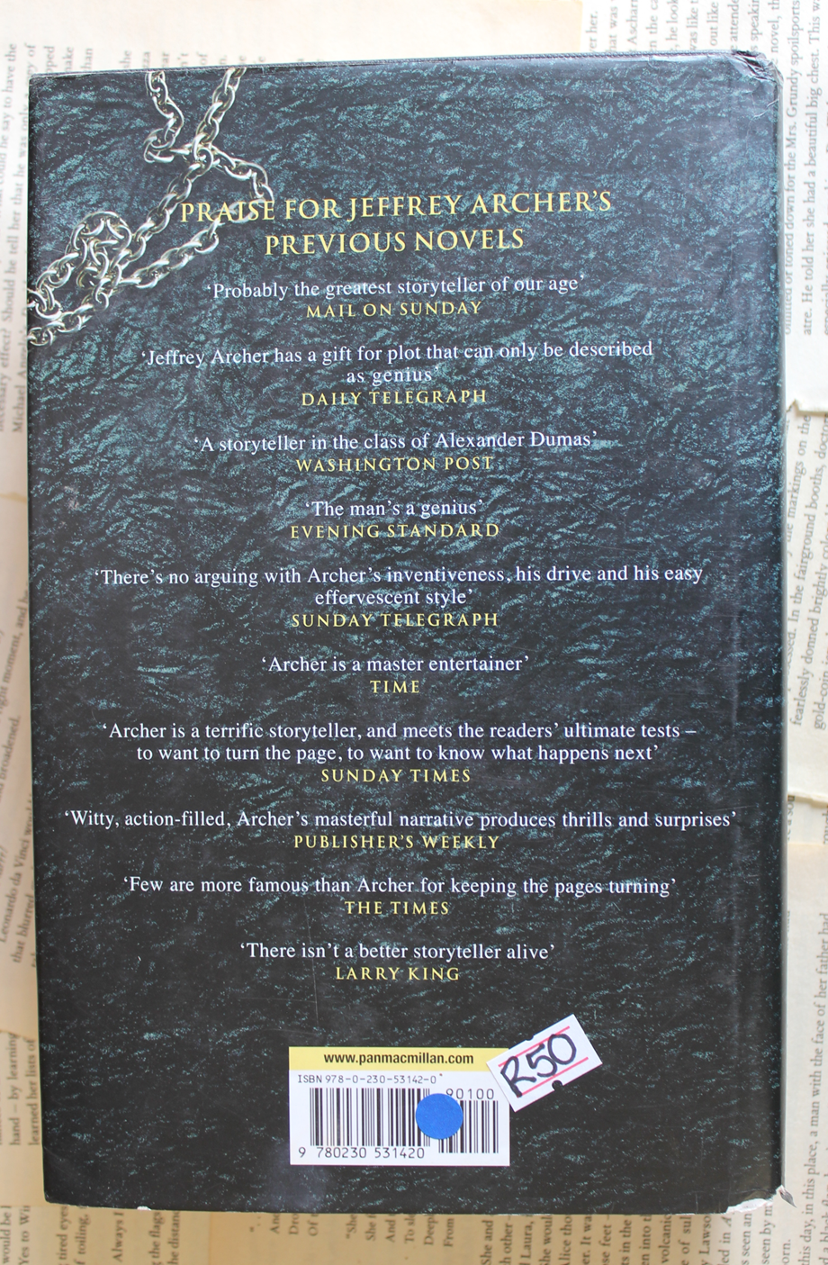 A prisoner of birth - Jeffrey Archer