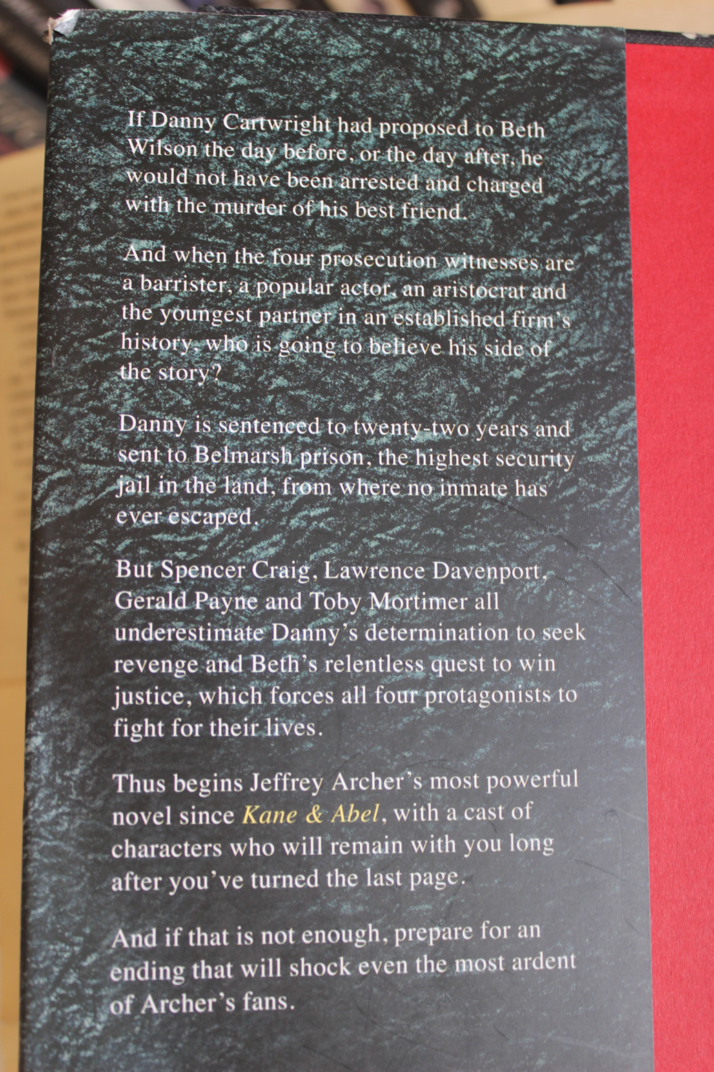 A prisoner of birth - Jeffrey Archer