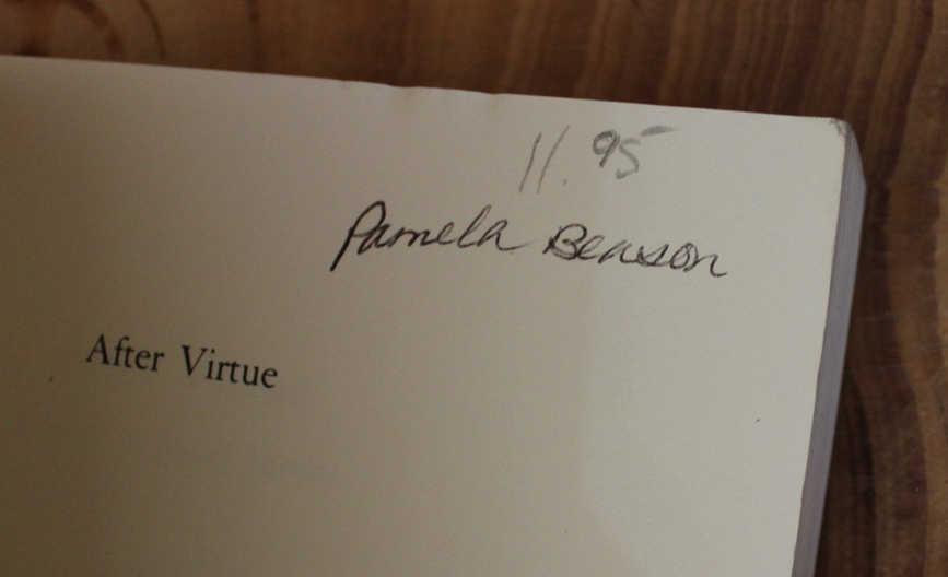 After Virtue - Alasdair MacIntyre