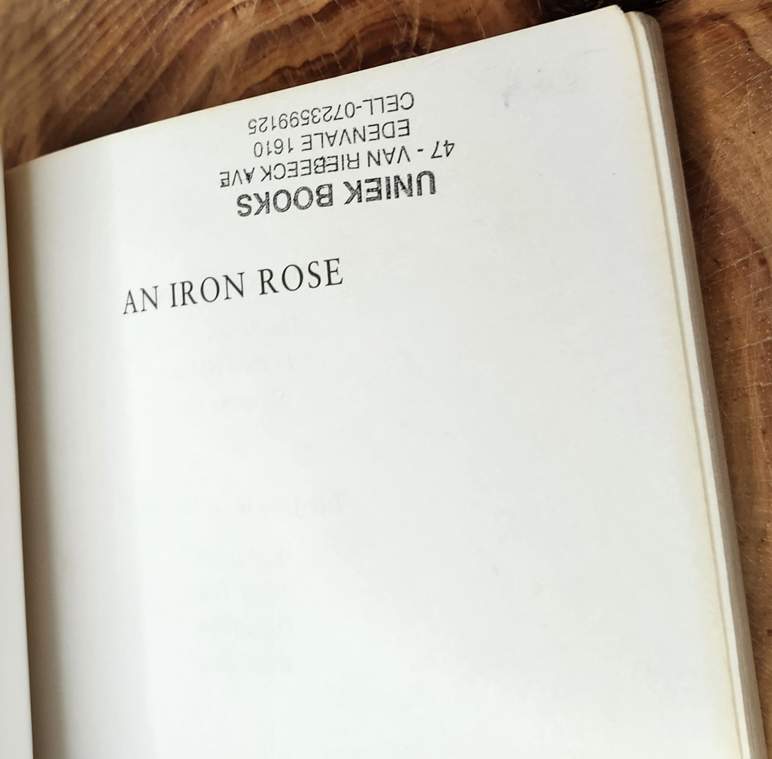 An Iron Rose - Peter Templer