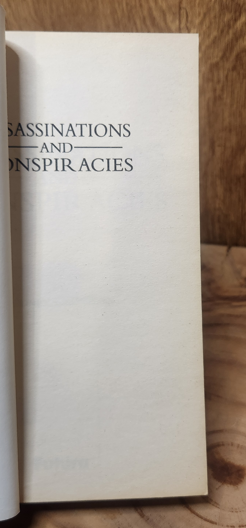 Assassinations and Conspiracies - Rodney Castleden