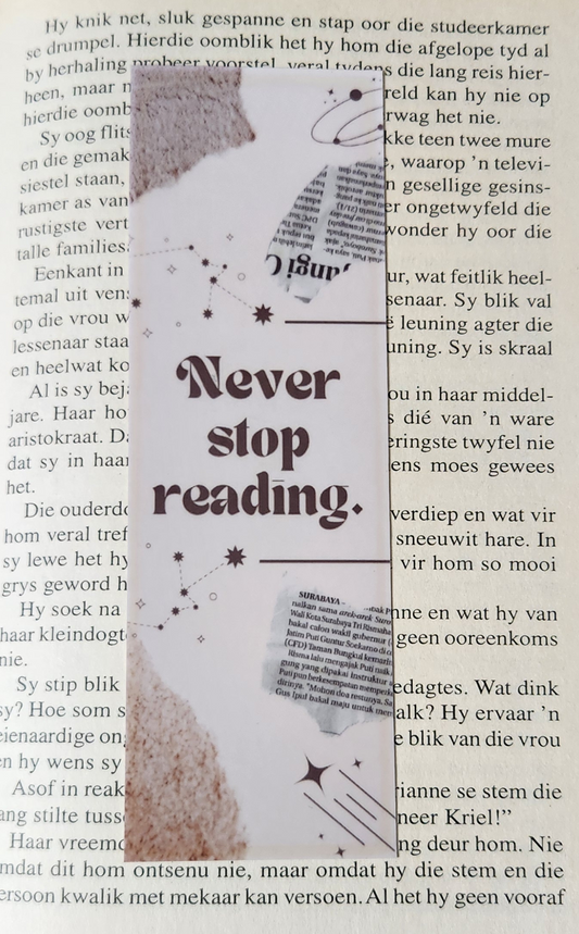 Laminated bookmark 29
