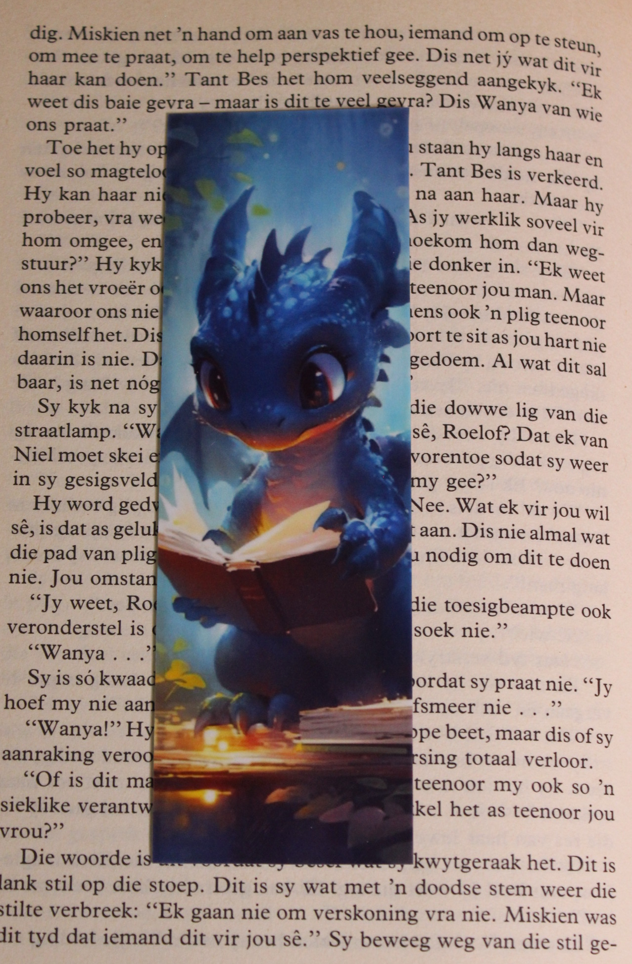 Laminated bookmark 10