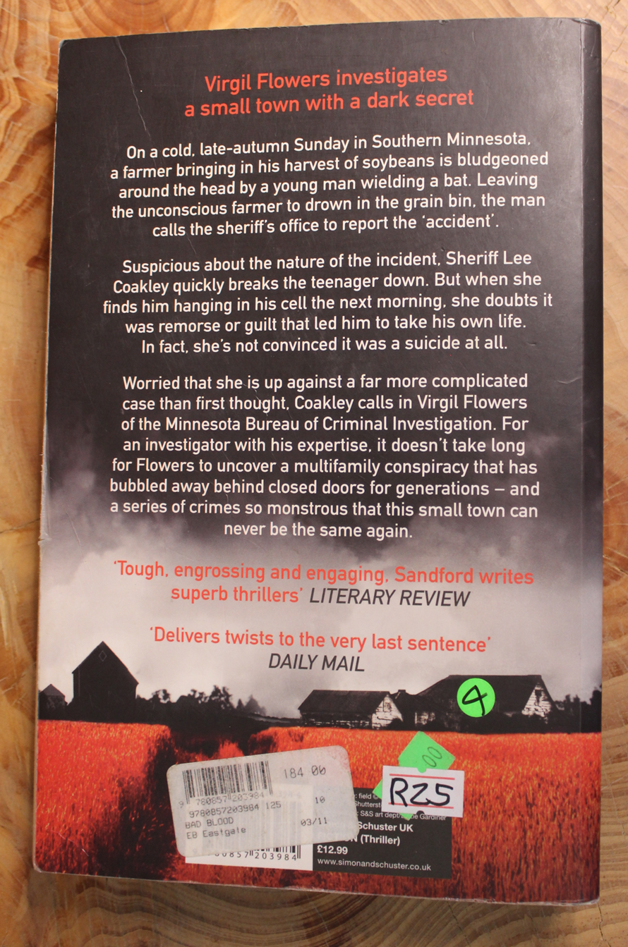 Bad Blood - John Sandford