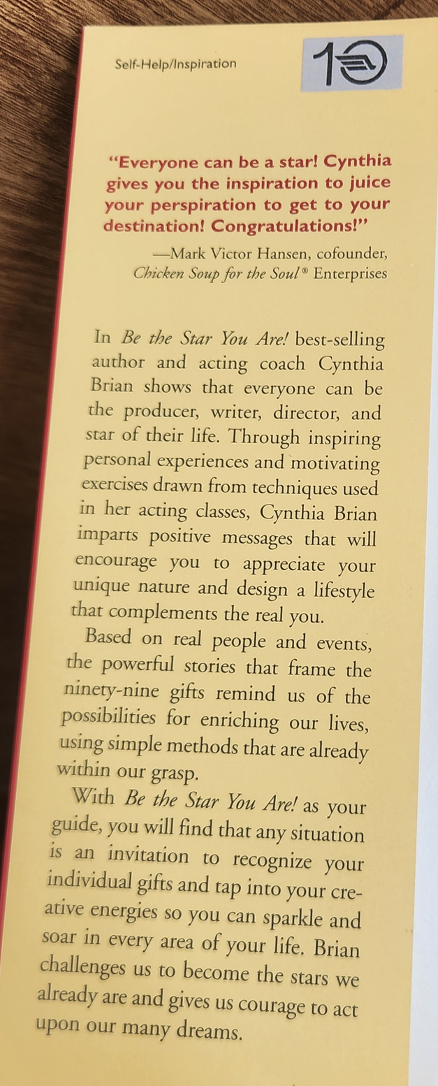 Be the star you are - Cynthia Brian