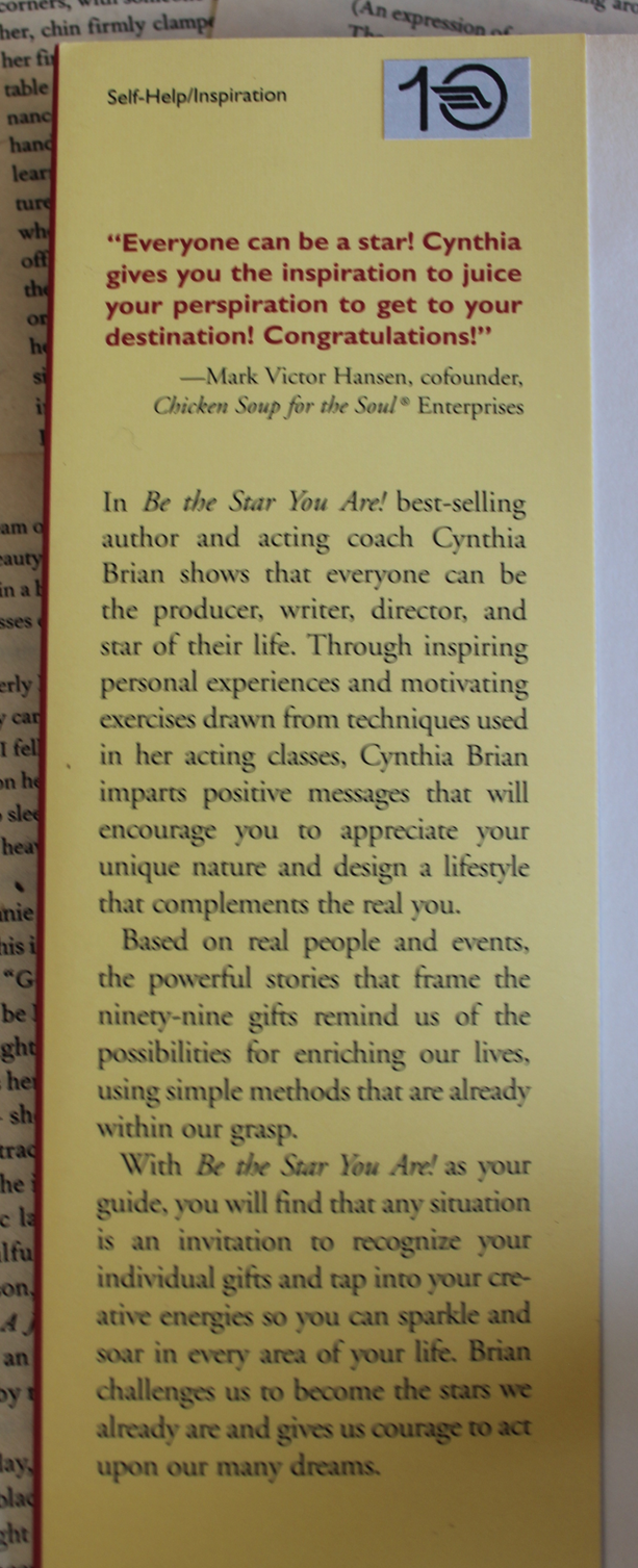 Be the star you are - Cynthia Brian