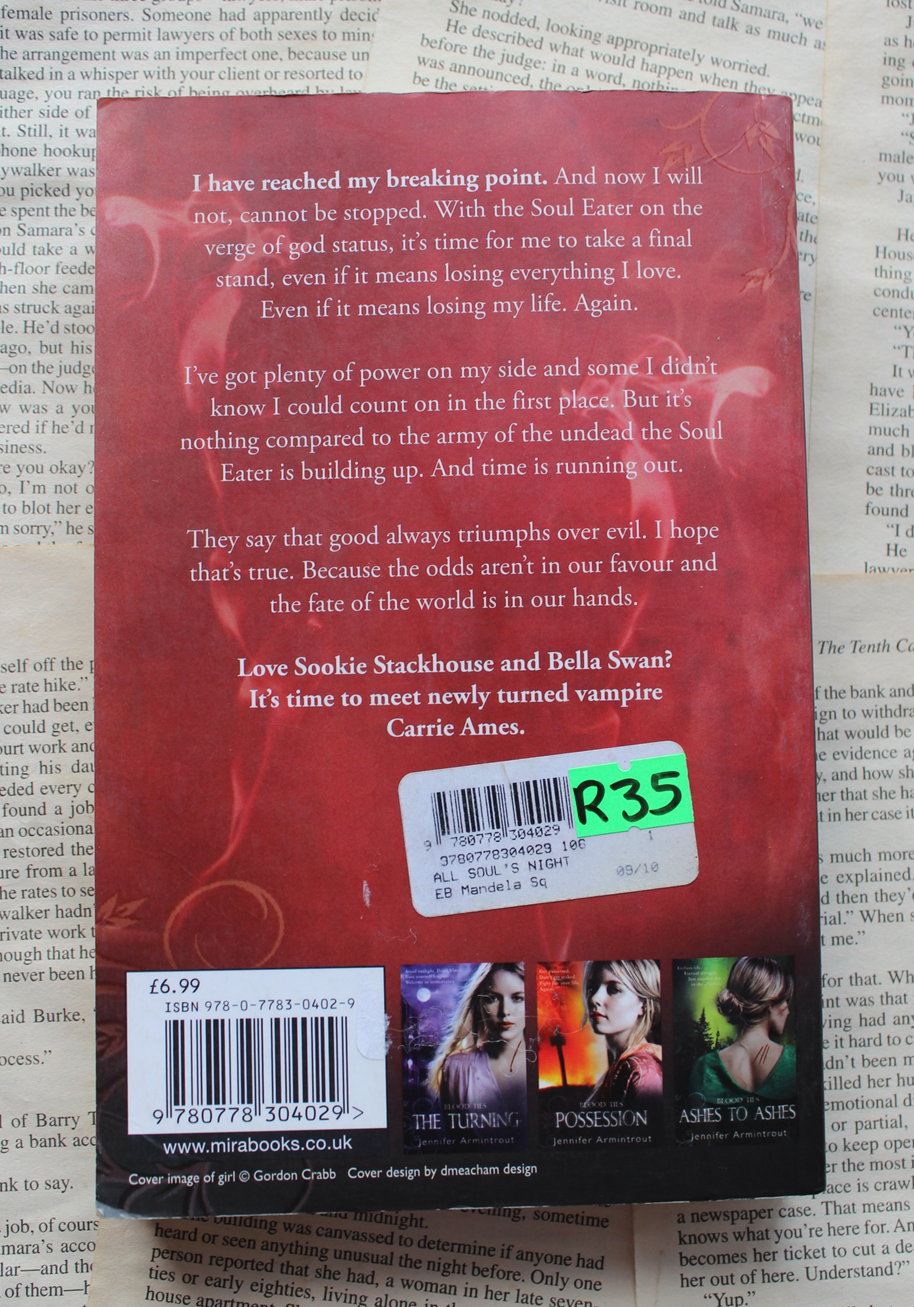 Blood ties, All Souls' Night - Jennifer Armintrout