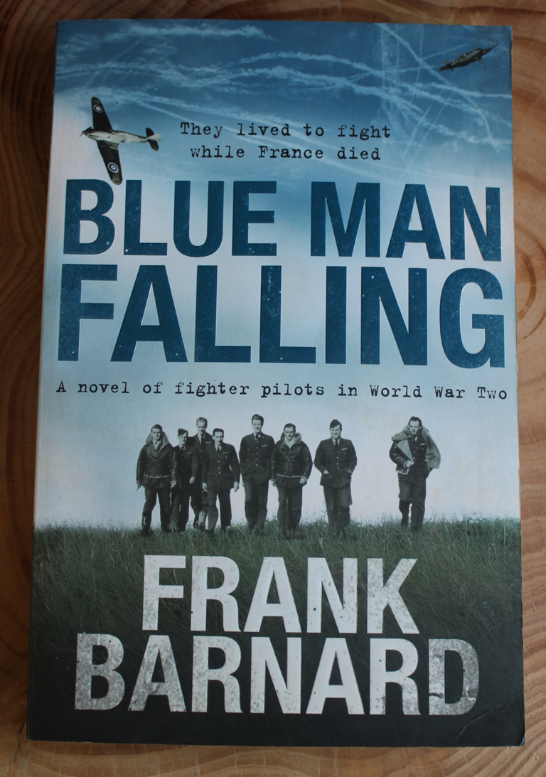 Blue Man Falling - Frank Barnard