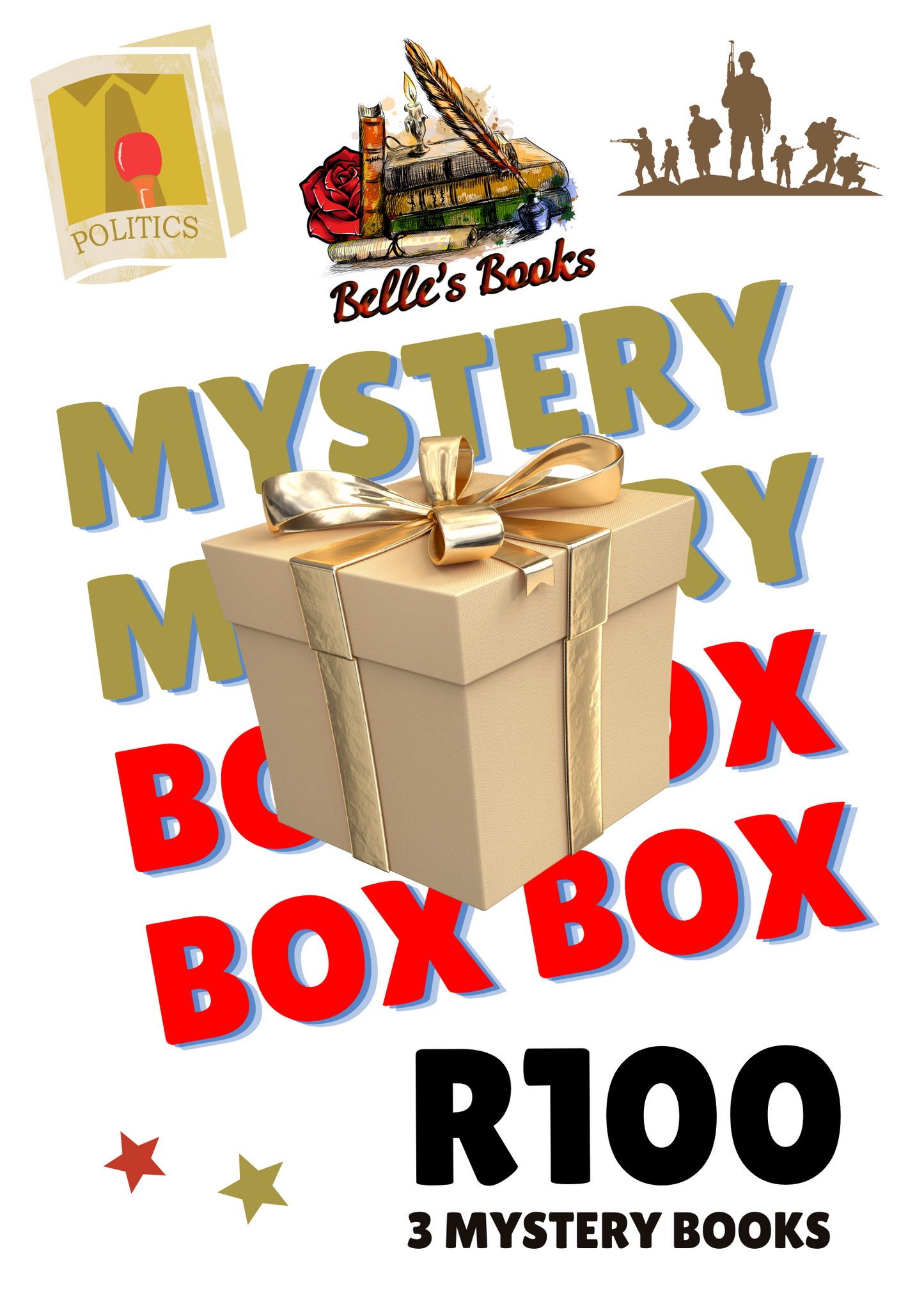 Military, War and Political Mystery Book Box