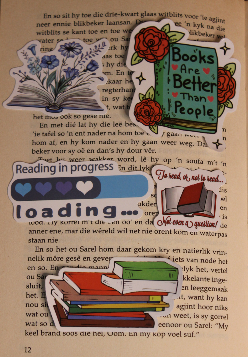Book Sticker Set A