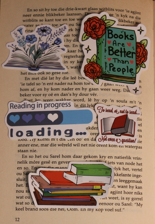 Book Sticker Set A
