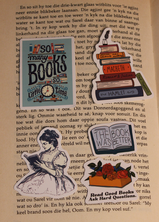 Book Sticker Set C