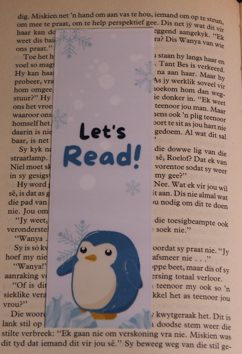 Laminated bookmark 2