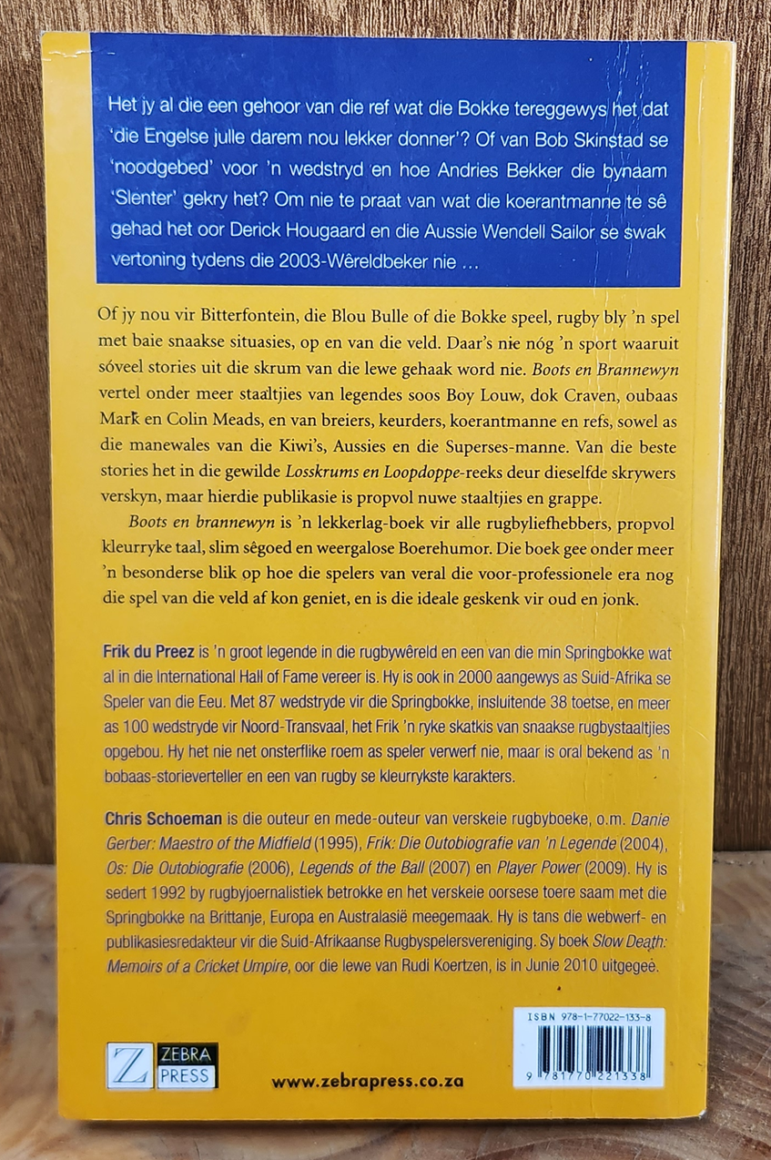 Boots en brannewyn - Frik du Preez en Chris Schoeman