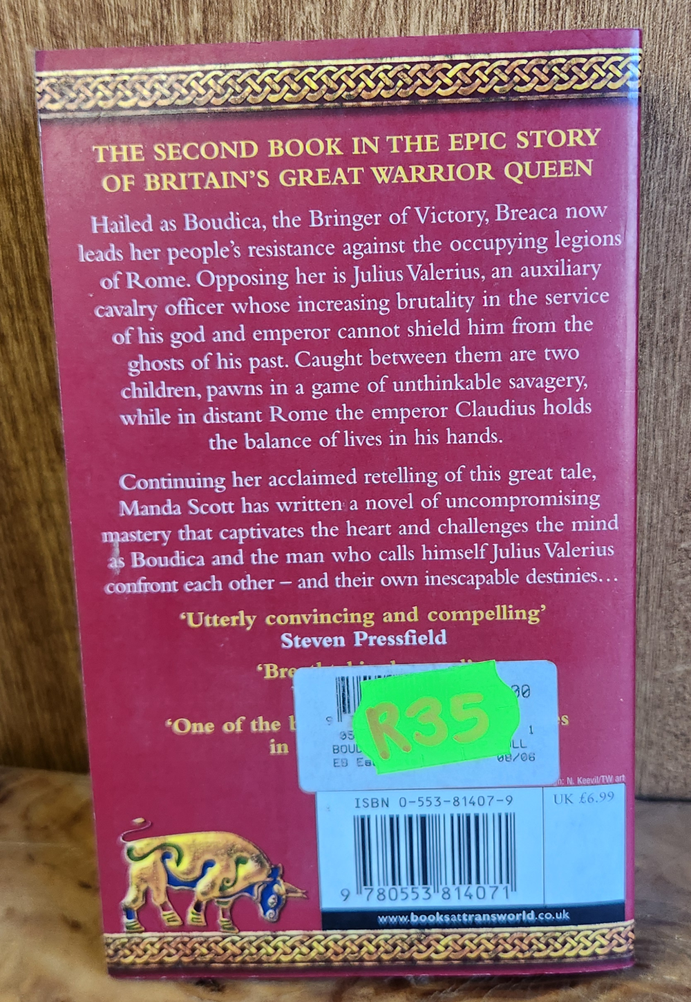 Boudica, Dreaming the Bull - Manda Scott