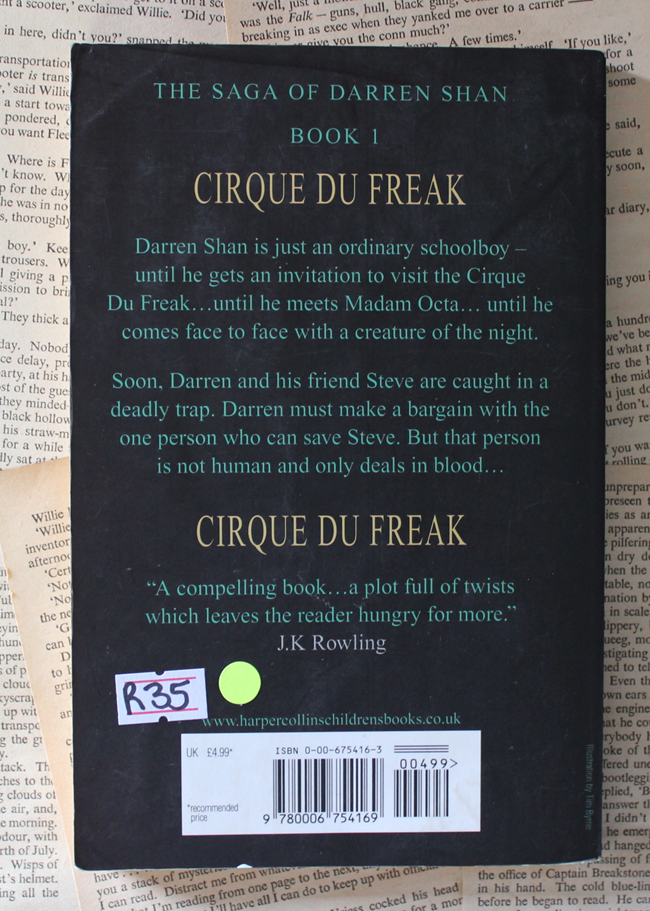 Cirque du Freak - Darren Shan