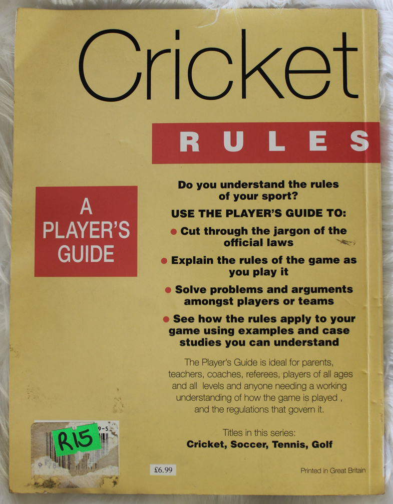 Cricket Rules - Tom Shepherd