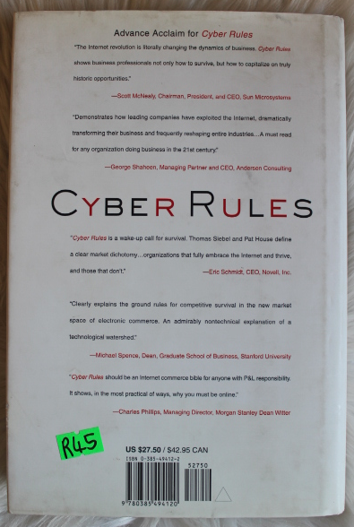 Cyber Rules - Thomas M Siebel