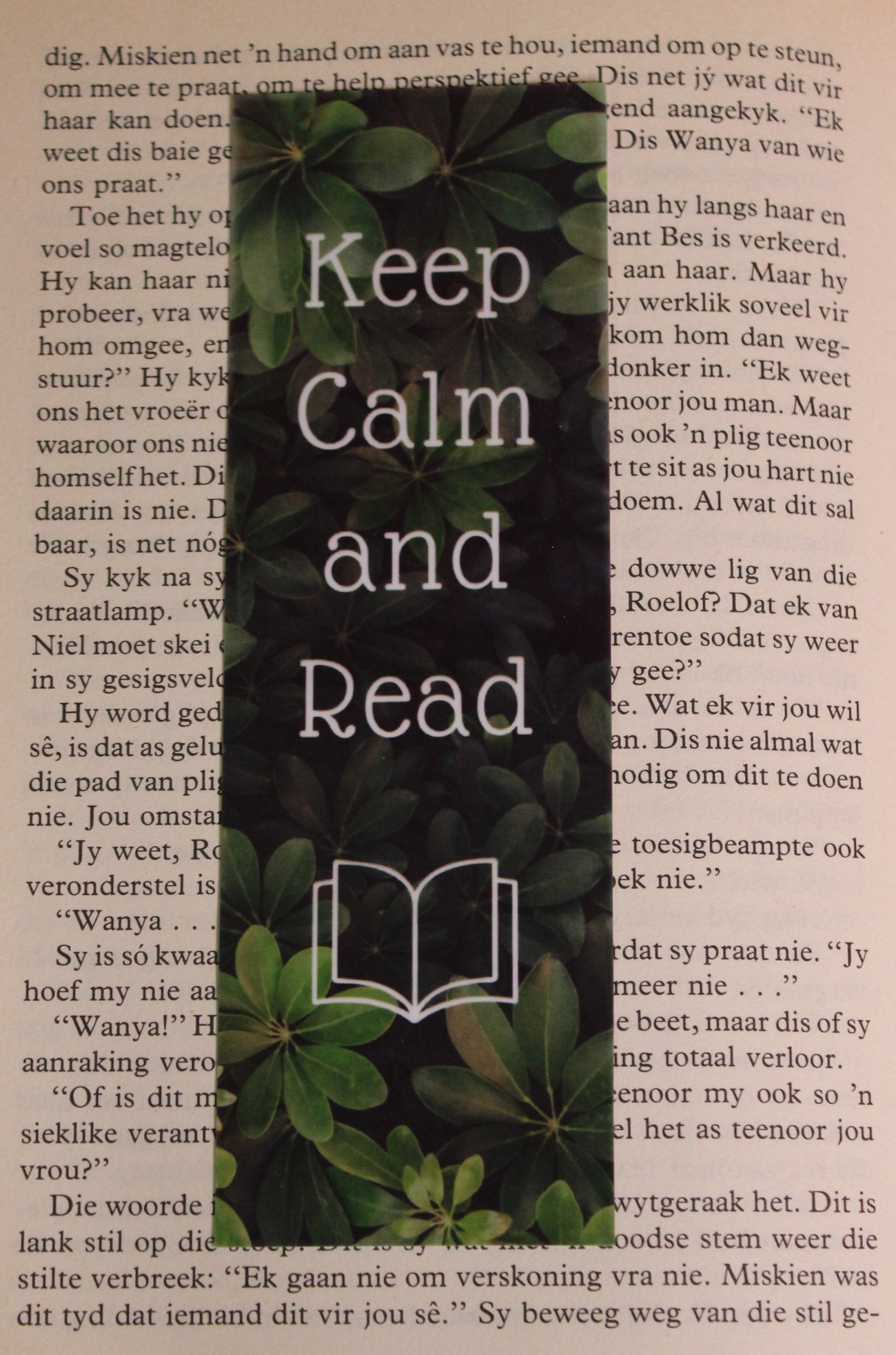 Laminated bookmark 3