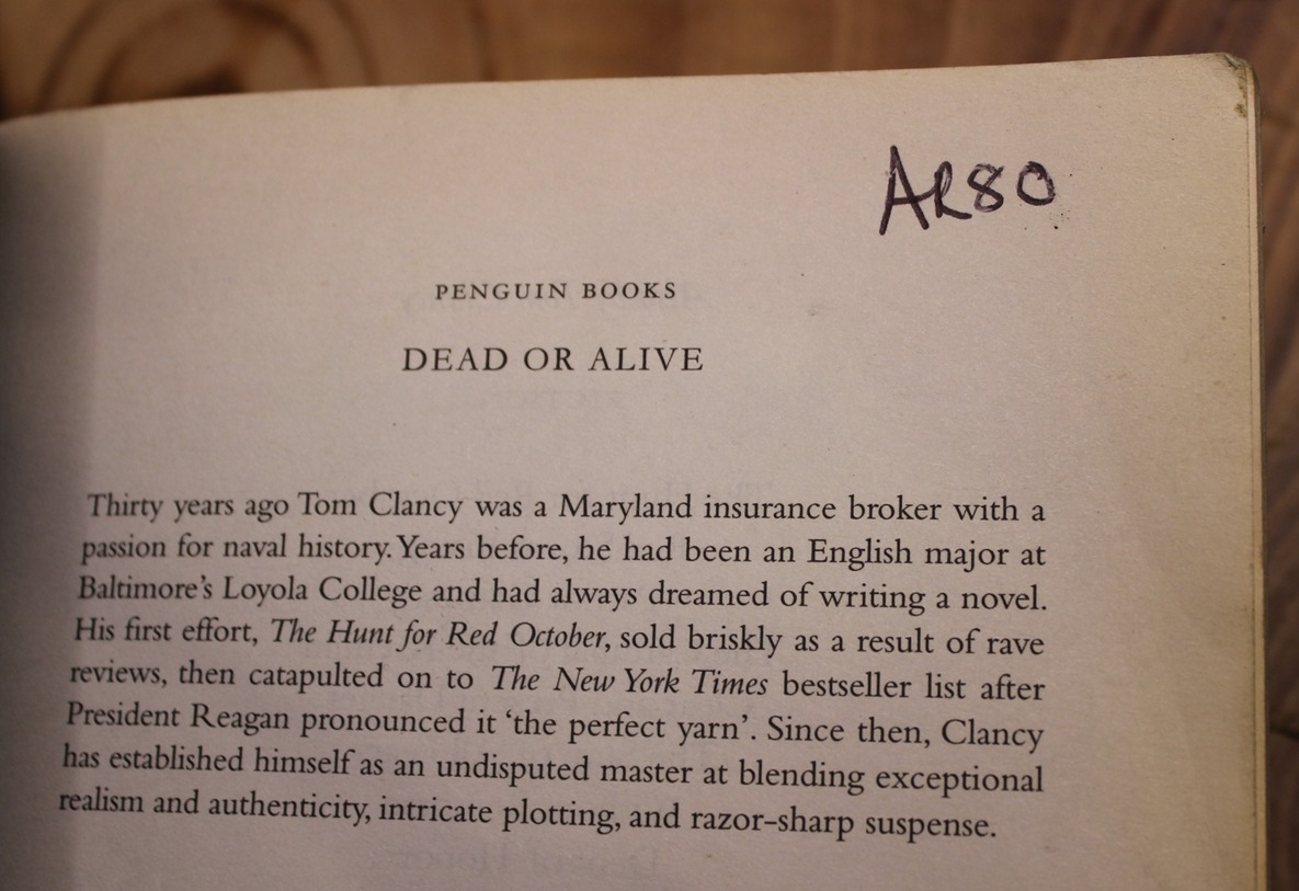 Dead or Alive - Tom Clancy