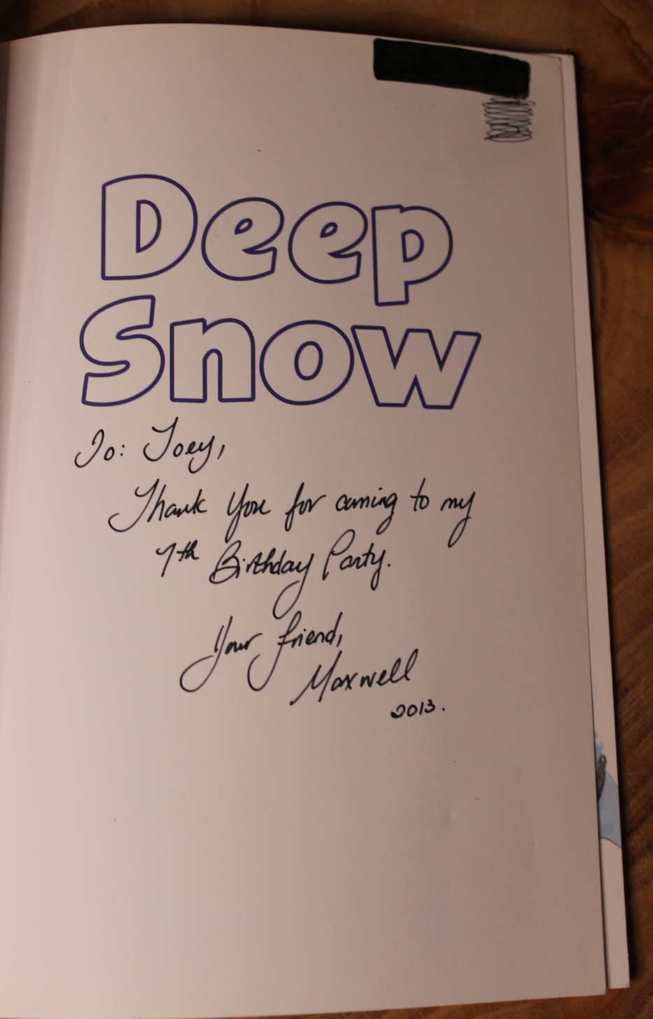 Deep Snow - Robert Munsch