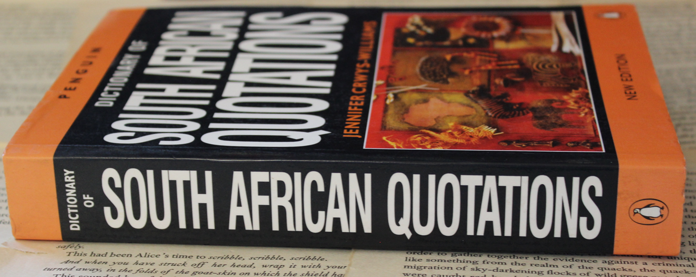 Dictionary of South African Quotations, Jennifer Crwys-Williams