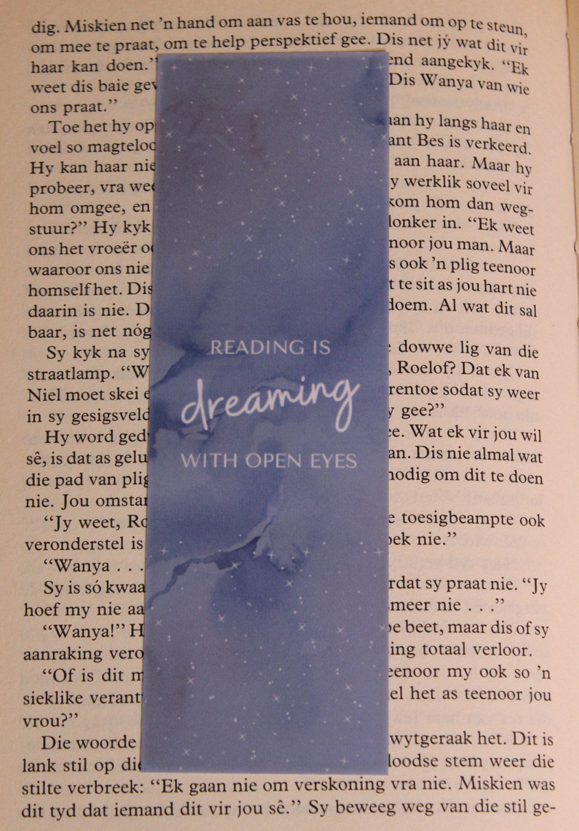 Laminated bookmark 7