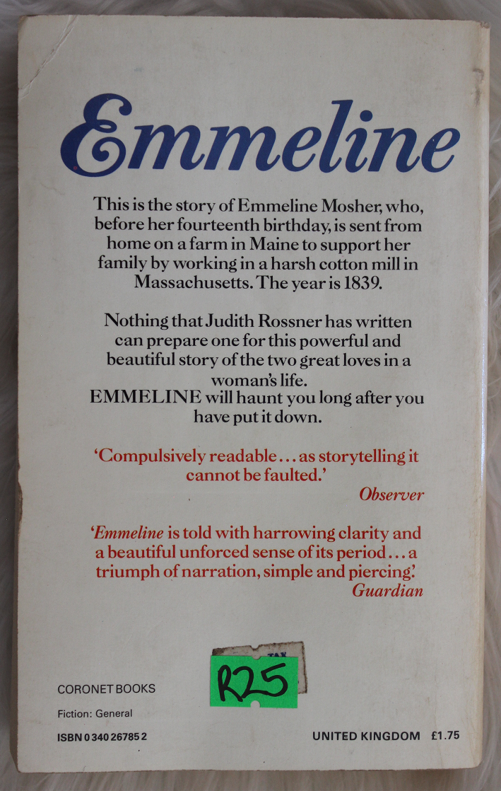 Emmeline - Judith Rossner