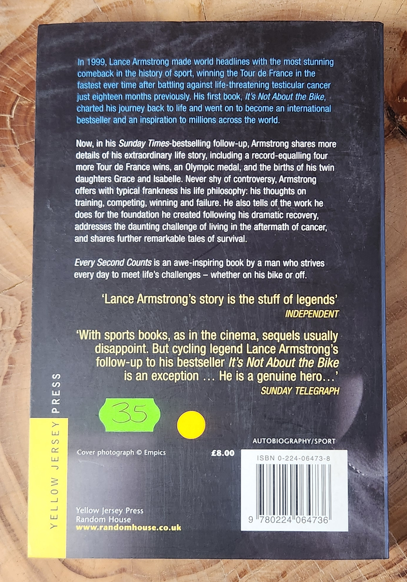 Every second counts, Lance Armstrong